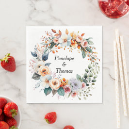 Bulk av personlig bröllop eller duschserin pappersservett