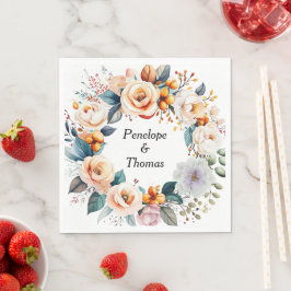 Bulk av personlig bröllop eller duschserin pappersservett