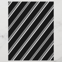 Bulk B&W diagonala randiga scrapbookssidor