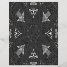 Bulk B&W Flygande Höga Scrapbook Sidor Reklamblad