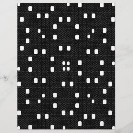 Bulk B&W Texturerade Minimalistiska Scrapbook-sido Reklamblad