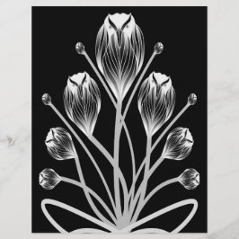 Bulk B&W Tulpan Owlsprey H&S Scrapbookssidor Reklamblad
