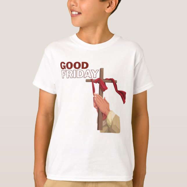 Bulk DTF-utskrifter för kristna kläder som säljer T Shirt (Framsida)