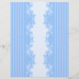 Bulk jul fraktal pastell blå scrapbookpapper reklamblad