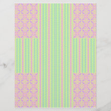 Bulk - Påsk Pastellkors Scrapbookpapper