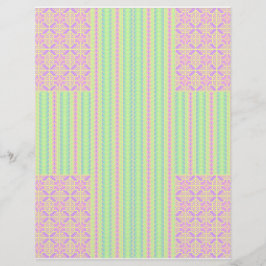 Bulk - Påsk Pastellkors Scrapbookpapper Reklamblad