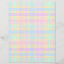 Bulk - Påskpastell Rutigt Scrapbookpapper
