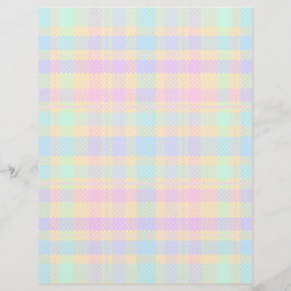 Bulk - Påskpastell Rutigt Scrapbookpapper Reklamblad