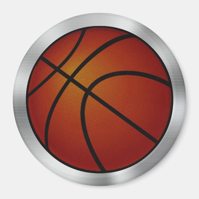 BULK-rabatter för anpassade Basketball Magnets Magnet (Framsidan)