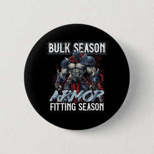 Bulk Säsong Pansar Passar Säsong Gym Meme Knapp