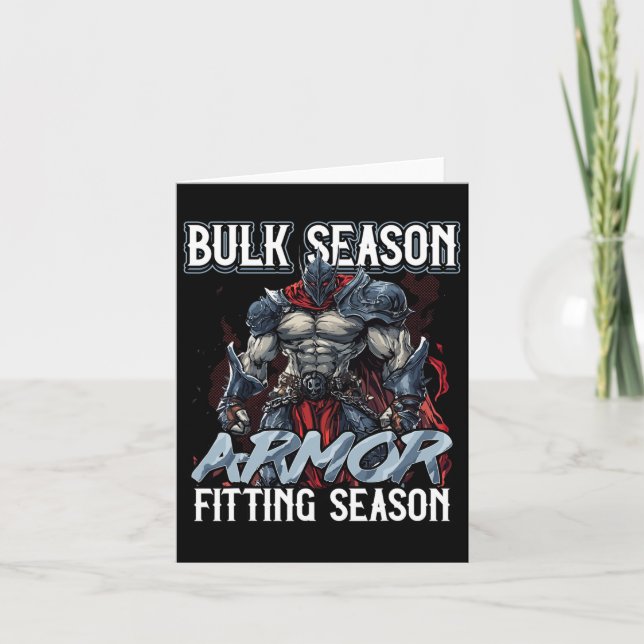 Bulk Season Armor passande säsongsindelning Meme Kort (Framsida)