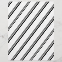 Bulk W&B Diagonala Ränder Scrapbook Sidor