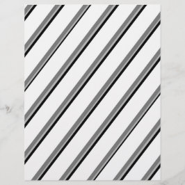 Bulk W&B Diagonala Ränder Scrapbook Sidor Reklamblad