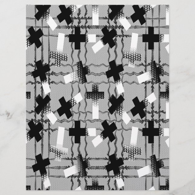 Bulk W&B Sown in Faith Scrapbook Pages Reklamblad (Framsidan)