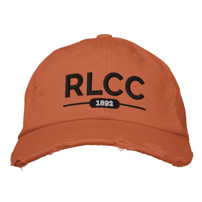 Bulkboardspelare (RLCC) "Distress" Baseball Cap Broderad Keps (Framsida)