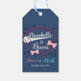 Bulkboka eller bovin Gender Reveal Presentetikett