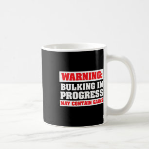 Bulkning Pågår Rolig Tyngdlyftning Bodybuilding Kaffemugg