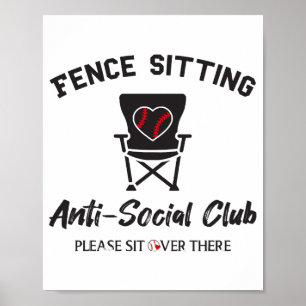 Bulksoft för Sitta Anti Social Klubb Baseball Soft Poster