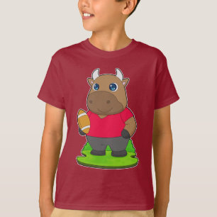 Bull American Football T Shirt