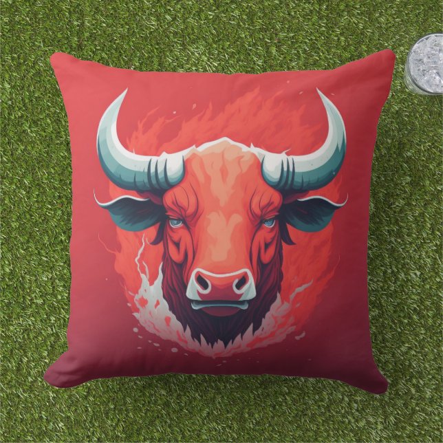 BULL ART, BULL BILD KUDDE (Gräs)