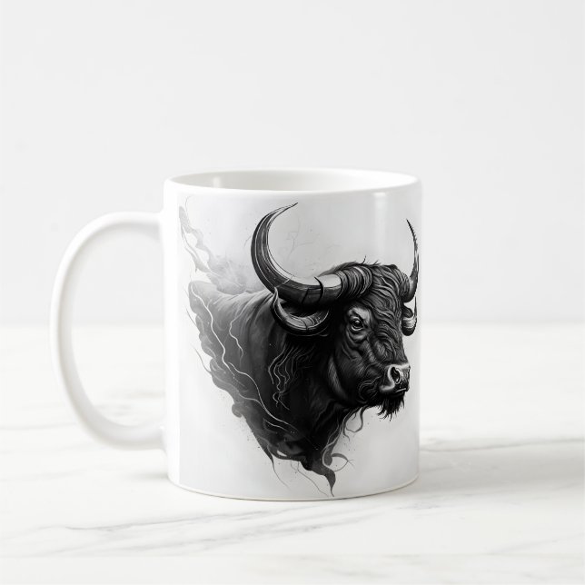 Bull Art Design för Mugg (Vänster)