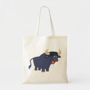 Bull Bag för Cute Friendly Tecknad Tygkasse