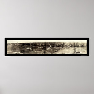 Bull Bayou Oil LA Photo 1919 Poster