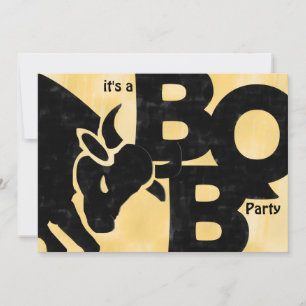 BULL BBQ-partsinbjudan Inbjudningar