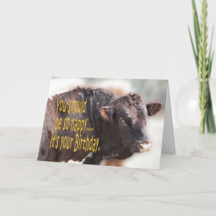 Bull Birthday-Custze Kort