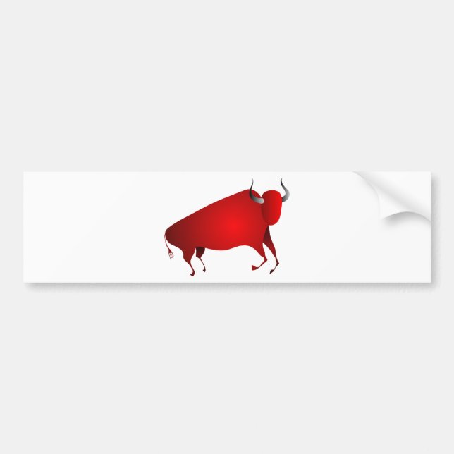 Bull - Bison - a la Altamira Bildekal (Framsidan)