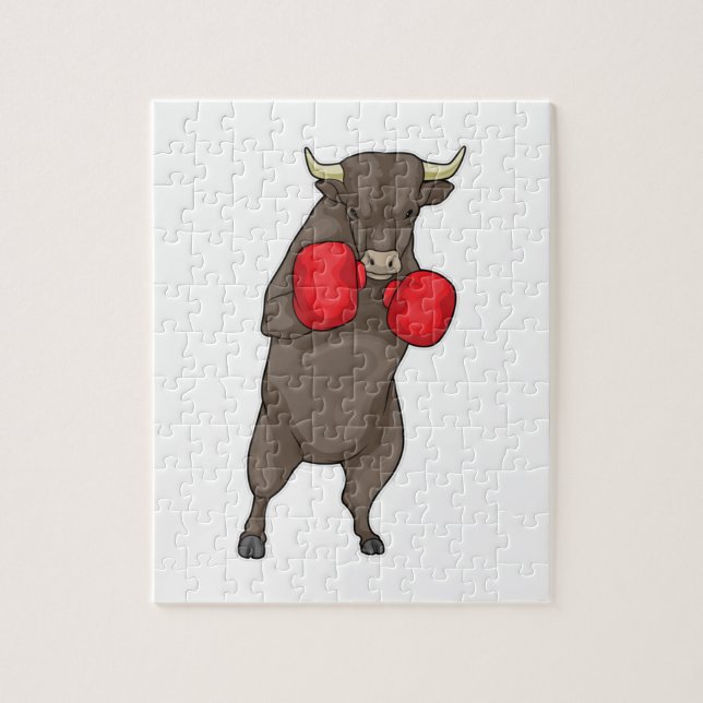 Bull Boxer Boxing handskar Pussel (Vertikal)