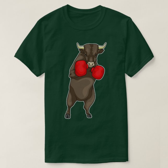 Bull Boxer Boxing handskar T Shirt (Design framsida)