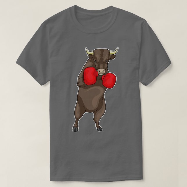 Bull Boxer Boxing handskar T Shirt (Design framsida)
