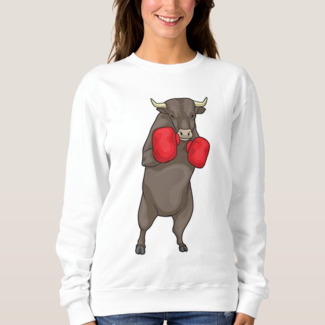 Bull Boxer Boxing handskar T Shirt (Framsida)