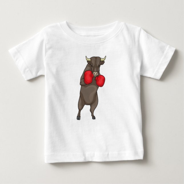 Bull Boxer Boxing handskar T Shirt (Framsida)