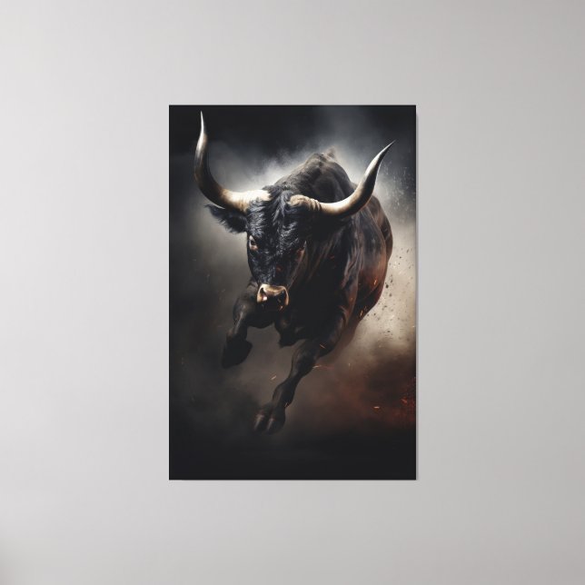 Bull Canvas Art (Framsida)