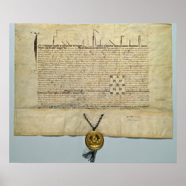 Bull Charles IV Heliga Roman Emperor Poster (Framsidan)