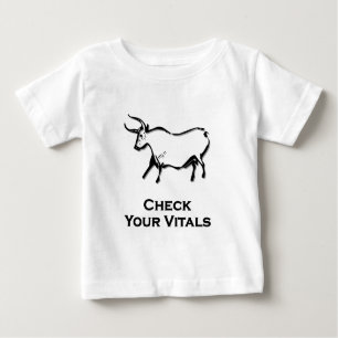 Bull Check Your Vitals Black T Shirt