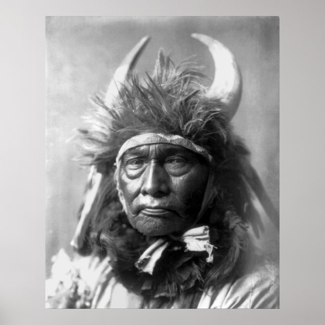 Bull Chief - Apsaroke: 1908 Poster (Framsidan)