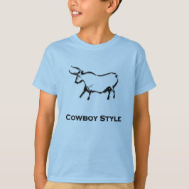 Bull Cowboy Stil Black Tee