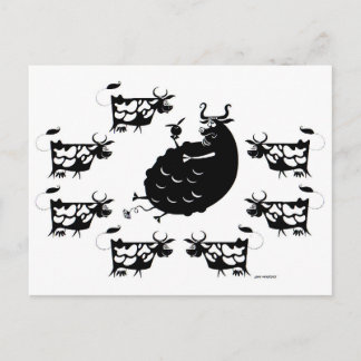Bull & Cows Vykort