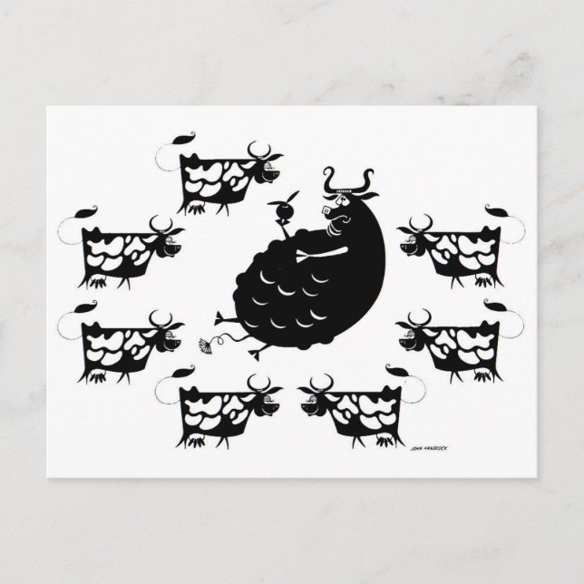Bull & Cows Vykort (Framsida)