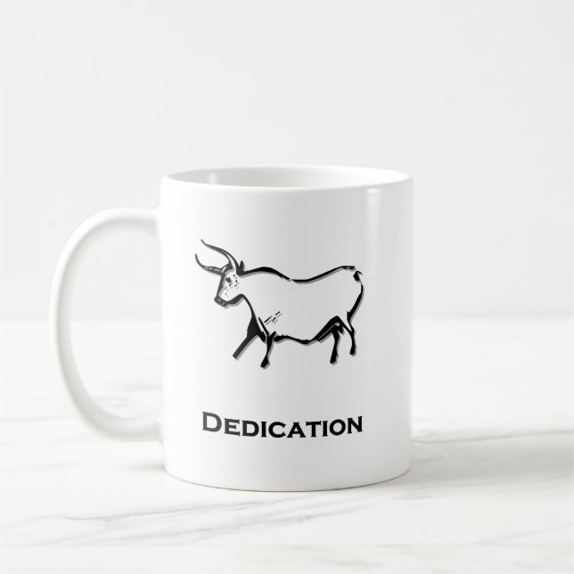 Bull Dedication Black Kaffemugg (Vänster)