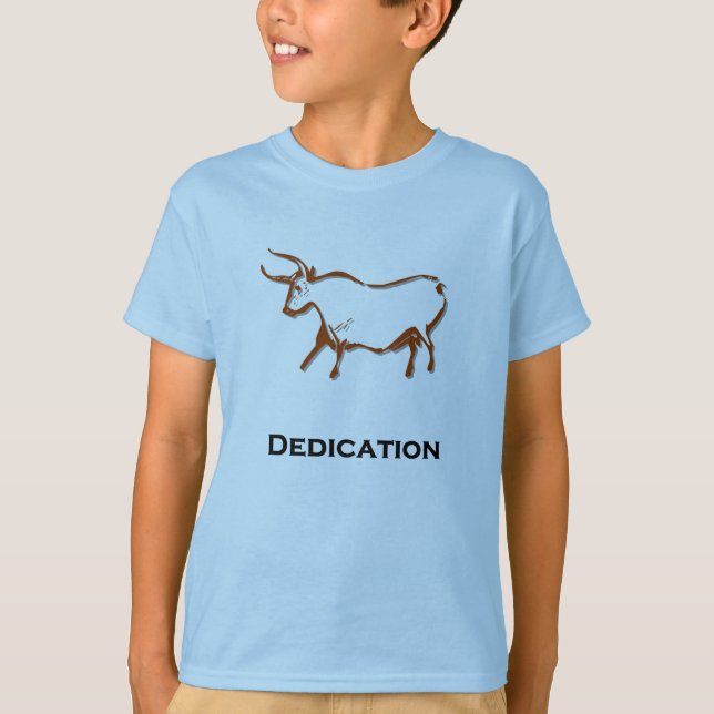 Bull Dedication Brown T Shirt (Framsida)
