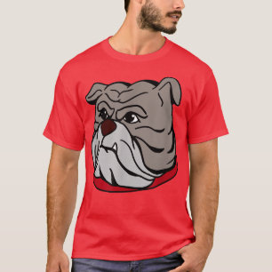 Bull Dog aggressiv och stark T Shirt