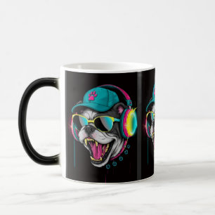 Bull dog älskare magisk mugg
