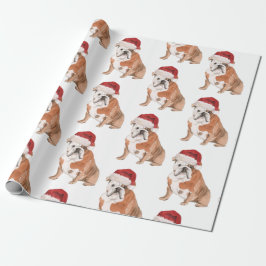 Bull Dog jultomten Hat Presentpapper
