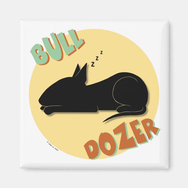 Bull Dozer Magnet (Framsidan)