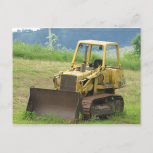 Bull Dozer Vykort