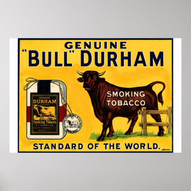 BULL DURHAM POSTER (Framsidan)